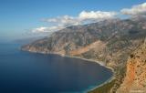 The bay of Agia Roumeli seen from Sellouda