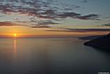 Winter sunset in the bay of Agia Roumeli (seen from Sellouda)