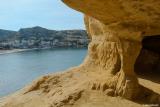 Matala (seen from a cave in the cliff)