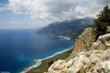 The bay of Agia Roumeli seen from Sellouda