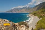 The bay of Agia Roumeli from the footpath to Loutro