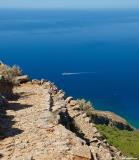 The start of the path down to the sea at Sellouda