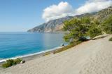 The bay of Agia Roumeli seen from the footpath above Agios Pavlos