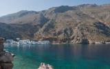 The village of Loutro seen from the small fortification located on the peninsula