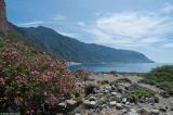 The view to the East from the promontory right next to the river in Agia Roumeli. 