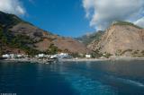 It is only when you see Agia Roumeli from the sea thatyou get the full sense of the dramatic location of the village